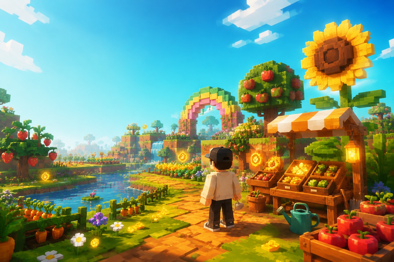 Original cover illustration for Grow a Garden